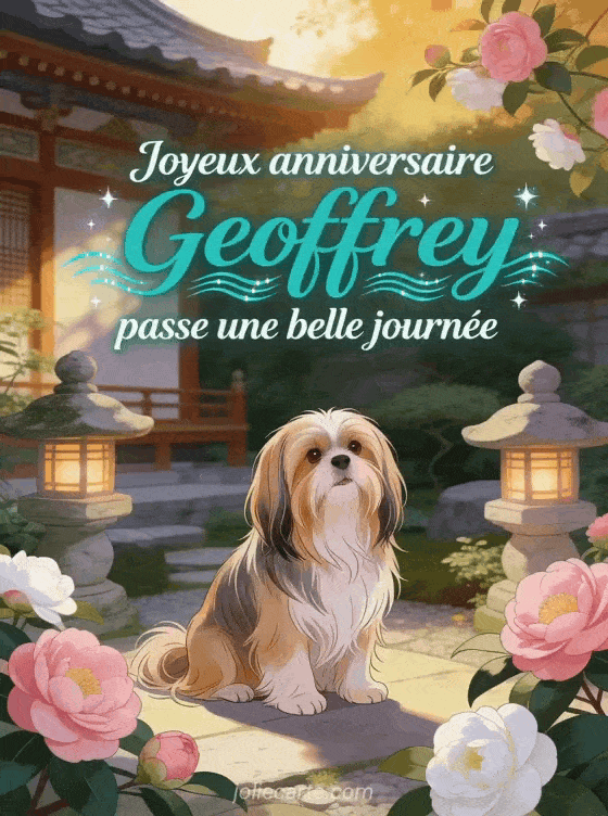 Joyeux anniversaire Geoffrey - Joyeux anniversaire geoffrey bisous