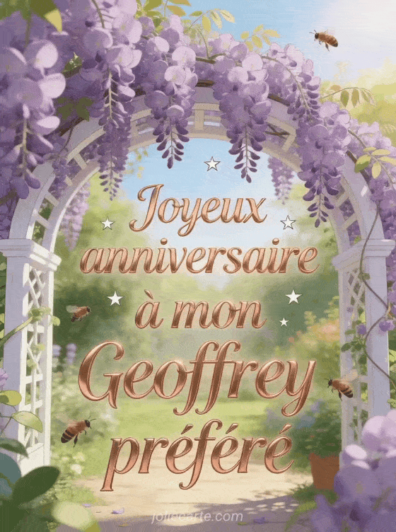 Joyeux anniversaire Geoffrey - Joyeux anniversaire geoffrey fleurs