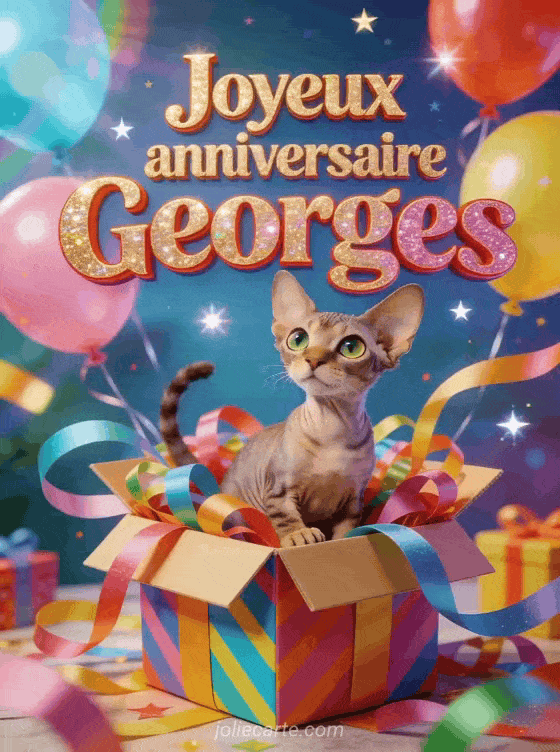 Joyeux anniversaire Georges - Joyeux anniversaire georges gif