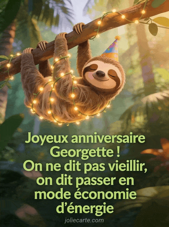 Joyeux anniversaire Georgette - Georgette humour