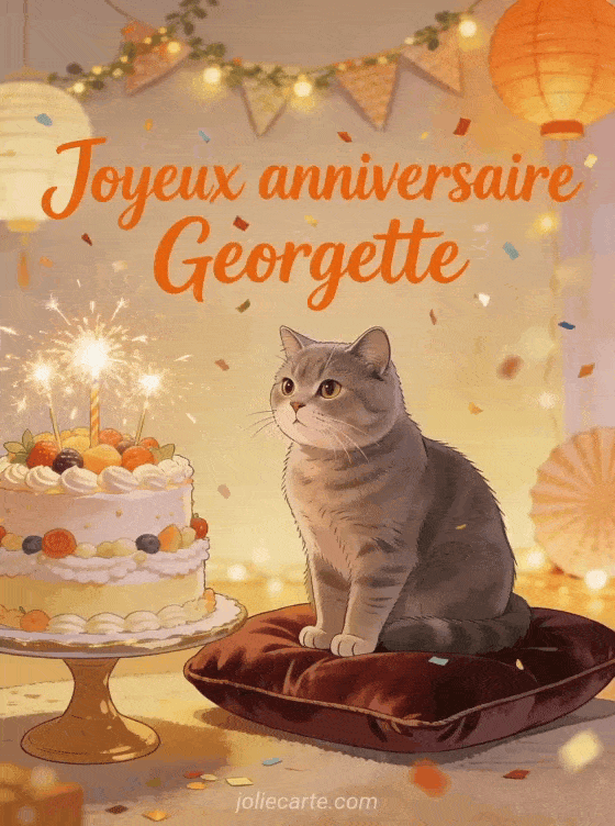 Joyeux anniversaire Georgette - Joyeux anniversaire georgette gif