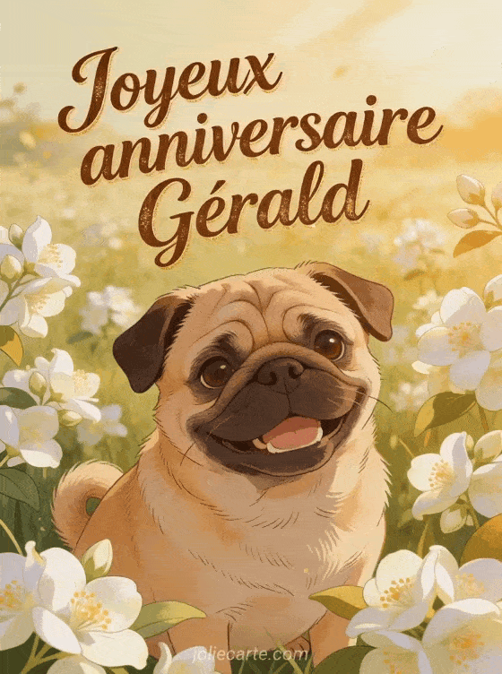 Joyeux anniversaire Gérald - Joyeux anniversaire gerald gif