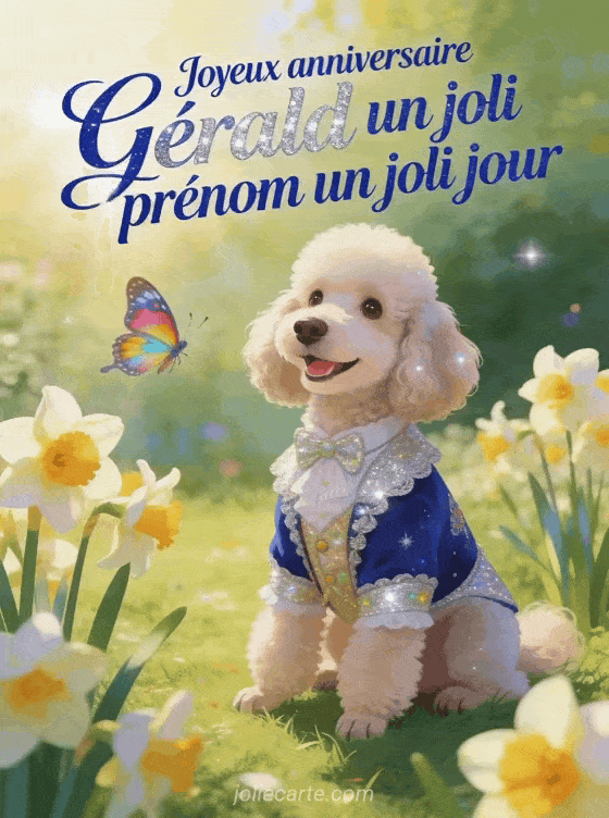 Joyeux anniversaire Gérald - Joyeux anniversaire gerald image