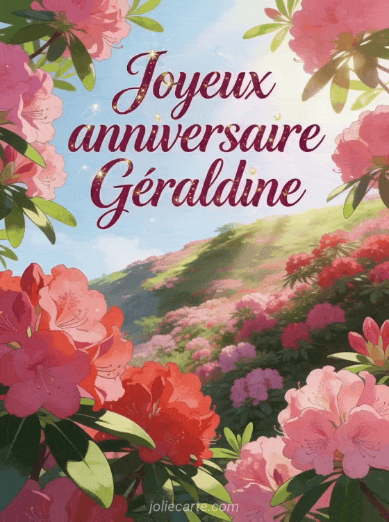 Joyeux anniversaire Géraldine - Joyeux anniversaire geraldine gif