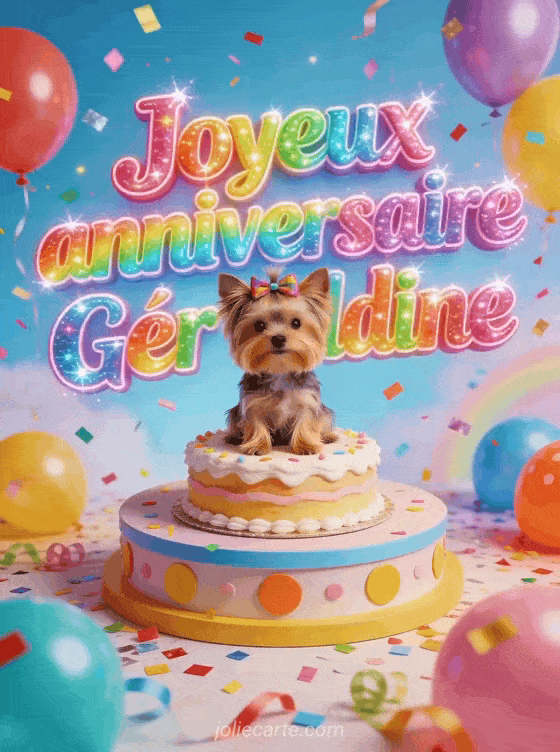 Joyeux anniversaire Géraldine - Joyeux anniversaire geraldine gif anime