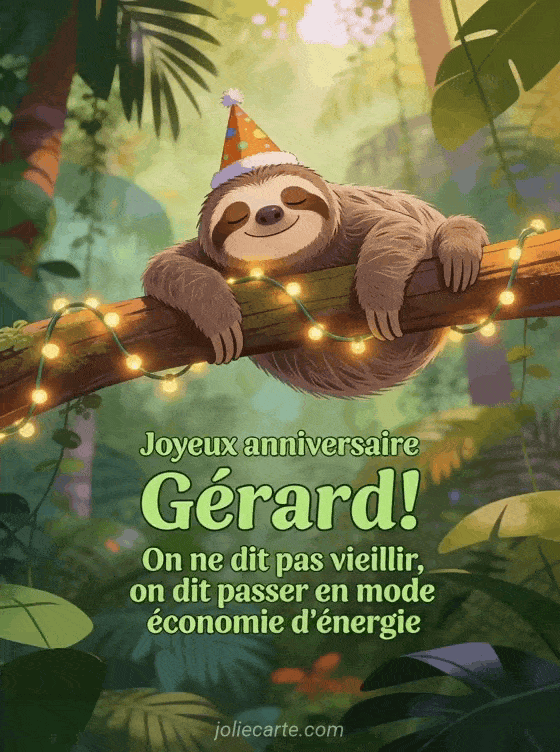 Joyeux anniversaire Gerard - Gerard humour