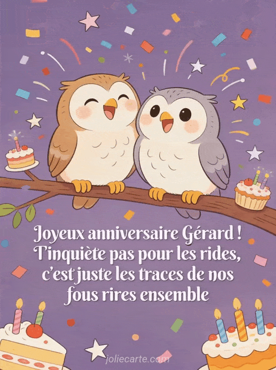Joyeux anniversaire Gérard - Joyeux anniversaire gerard rigolo