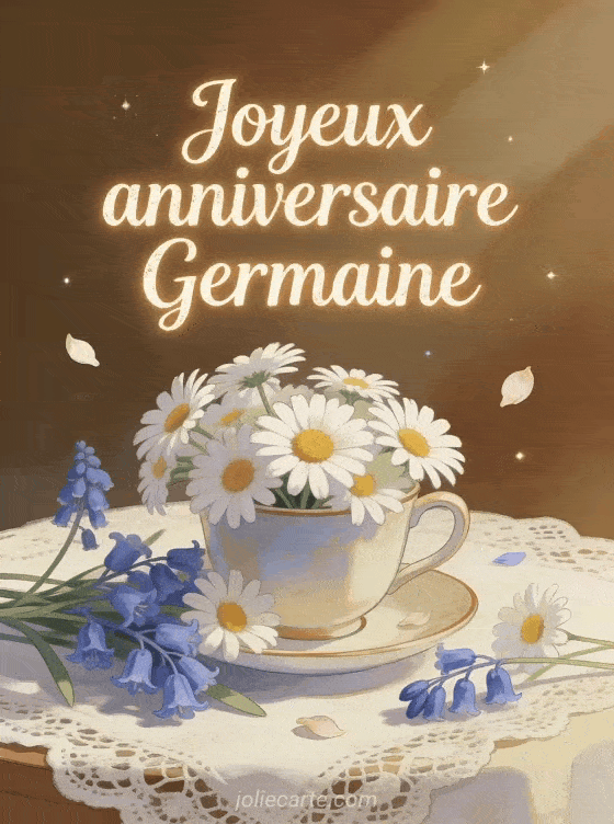 Joyeux anniversaire Germaine - Carte joyeux anniversaire germaine gratuite
