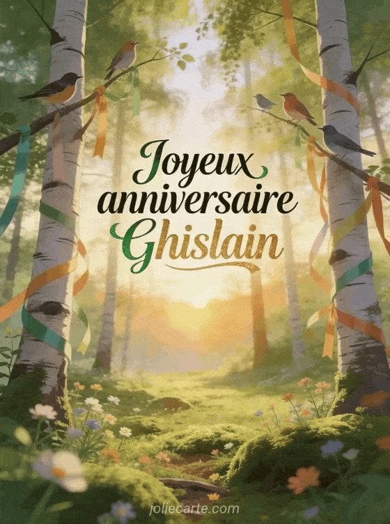 Joyeux anniversaire Ghislain - Joyeux anniversaire ghislain gif