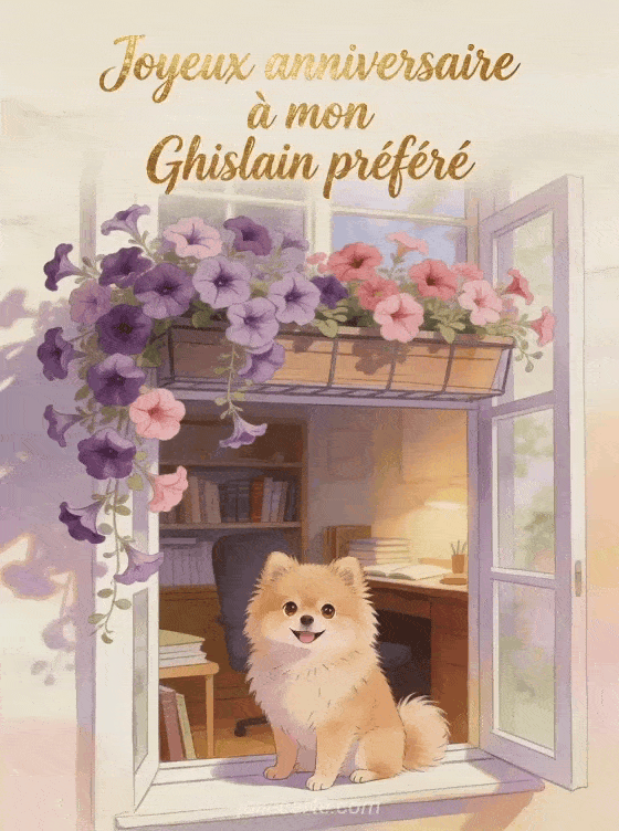 Joyeux anniversaire Ghislain - Joyeux anniversaire ghislain gros bisous