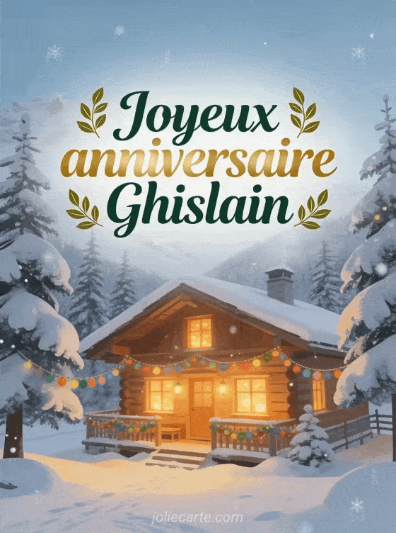 Joyeux anniversaire Ghislain - Joyeux anniversaire ghislain gif anime