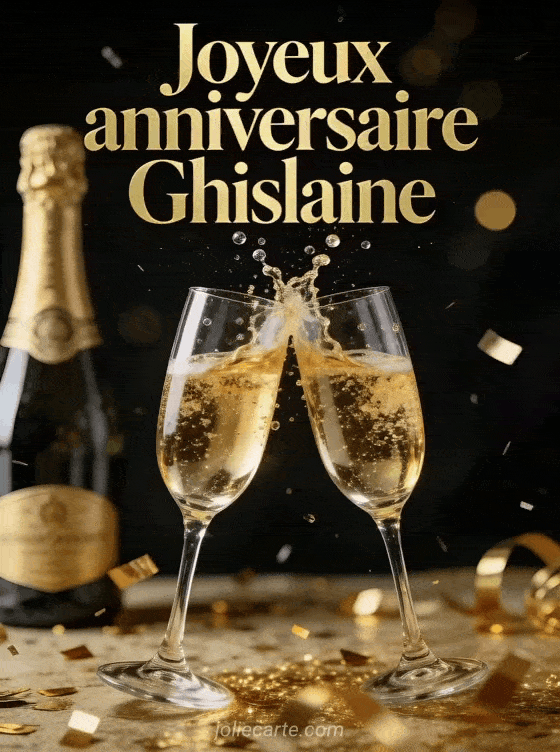Joyeux anniversaire Ghislaine - Joyeux anniversaire ghislaine champagne
