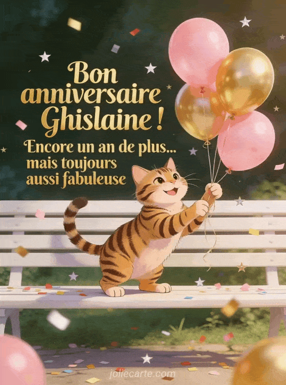 Joyeux anniversaire Ghislaine - Bon anniversaire ghislaine