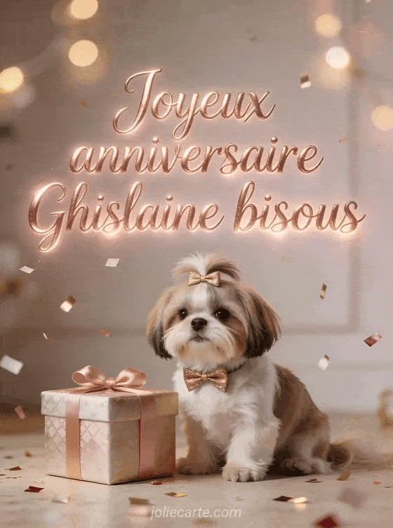 Joyeux anniversaire Ghislaine - Joyeux anniversaire ghislaine bisous