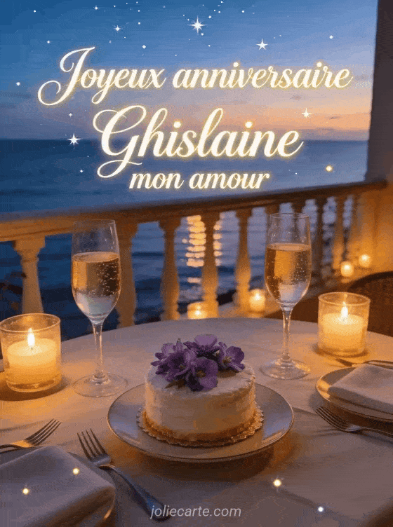Joyeux anniversaire Ghislaine - Joyeux anniversaire ghislaine mon amour
