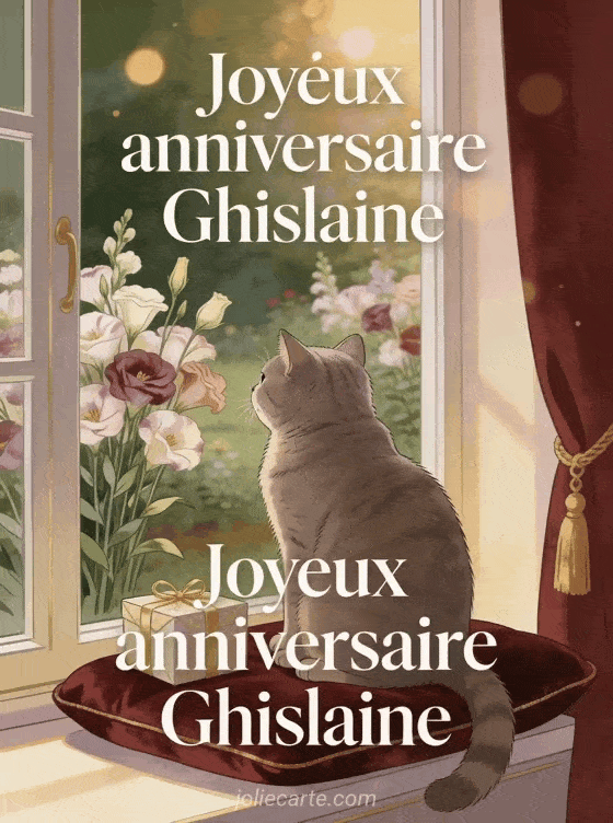 Joyeux anniversaire Ghislaine - Joyeux anniversaire ghislaine gif