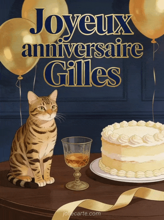 Joyeux anniversaire Gilles - Joyeux anniversaire gilles image