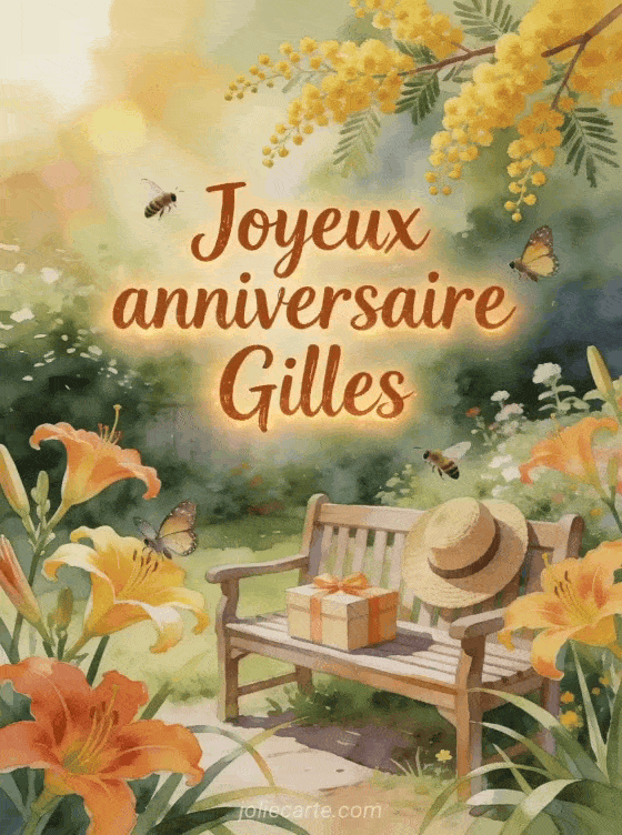 Joyeux anniversaire Gilles - Joyeux anniversaire gilles fleurs