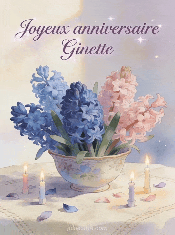 Joyeux anniversaire Ginette - Joyeux anniversaire ginette fleurs