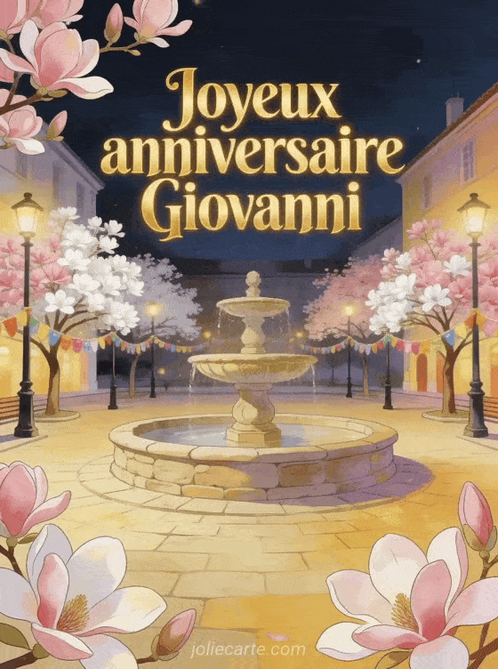 Joyeux anniversaire Giovanni - Joyeux anniversaire giovanni image
