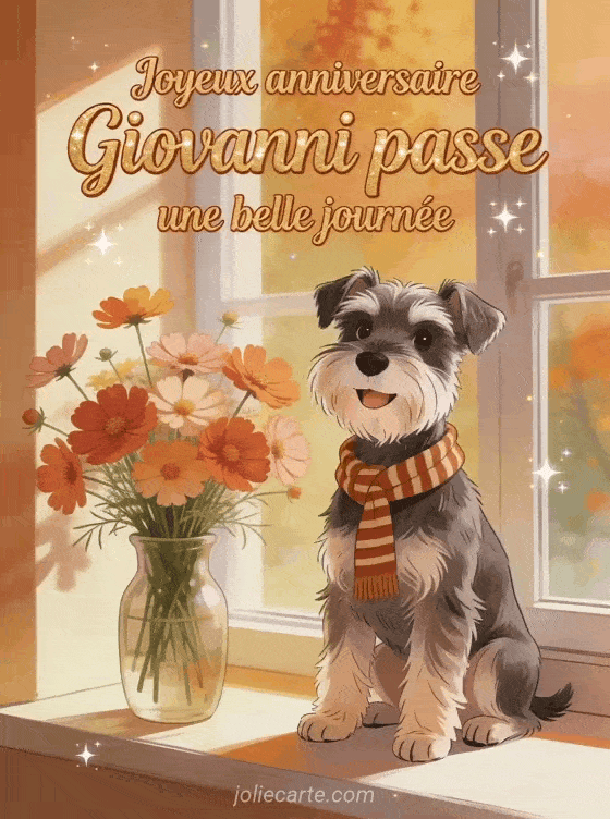 Joyeux anniversaire Giovanni - Joyeux anniversaire giovanni gif anime