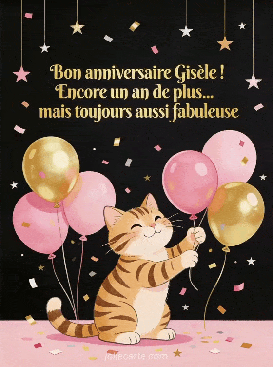 Joyeux anniversaire Gisele - Bon anniversaire gisele