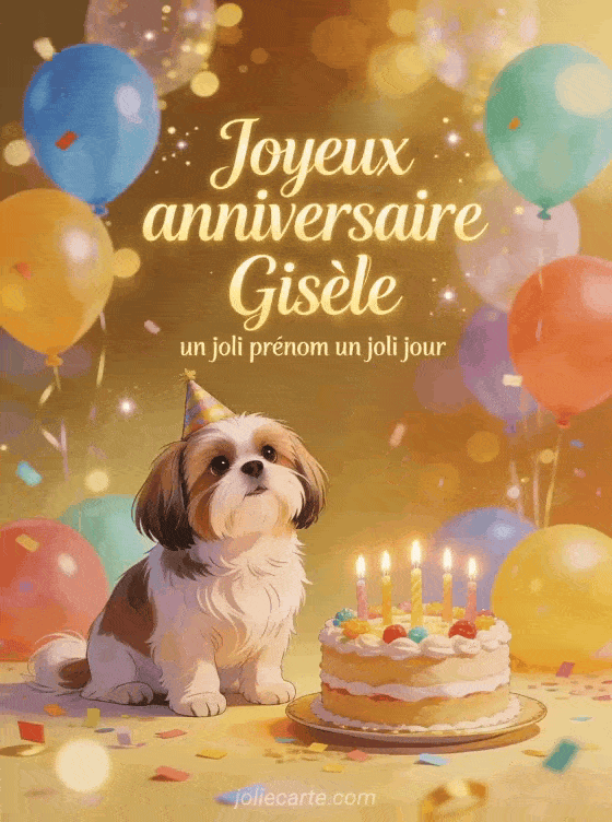 Joyeux anniversaire Gisèle - Joyeux anniversaire gisele image