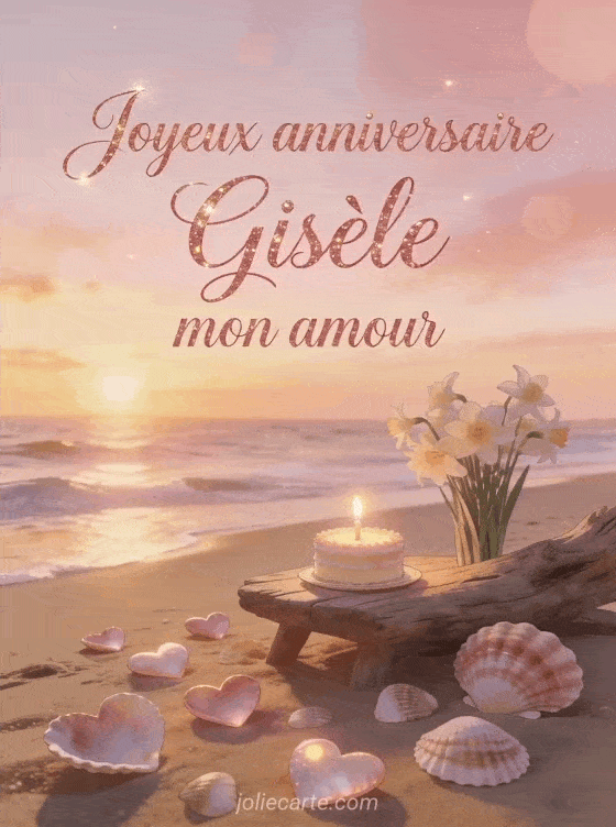Joyeux anniversaire Gisèle - Joyeux anniversaire gisele mon amour