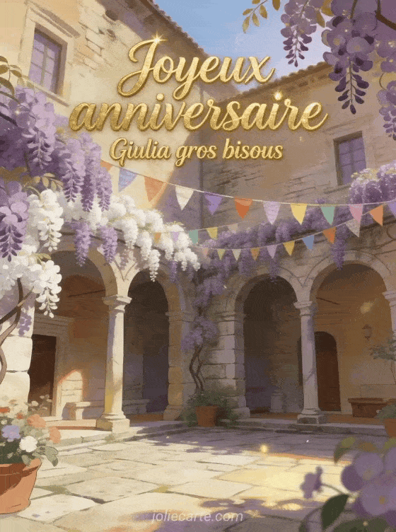 Joyeux anniversaire Giulia - Joyeux anniversaire giulia gros bisous
