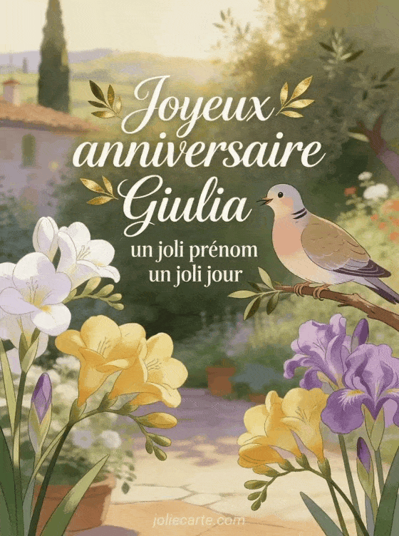 Joyeux anniversaire Giulia - Joyeux anniversaire giulia image
