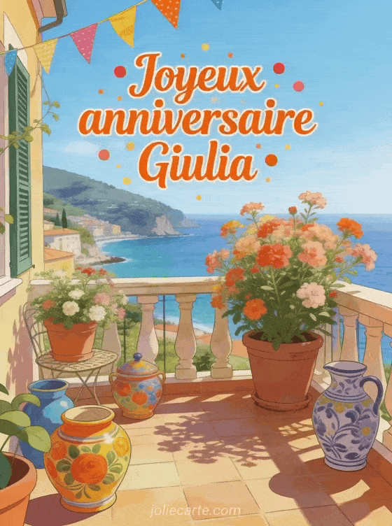Joyeux anniversaire Giulia - Joyeux anniversaire giulia gif