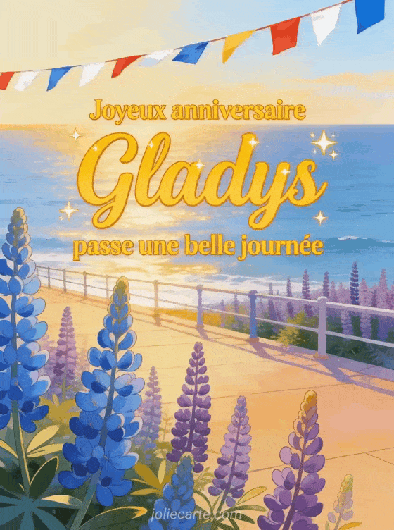 Joyeux anniversaire Gladys - Joyeux anniversaire gladys gif anime