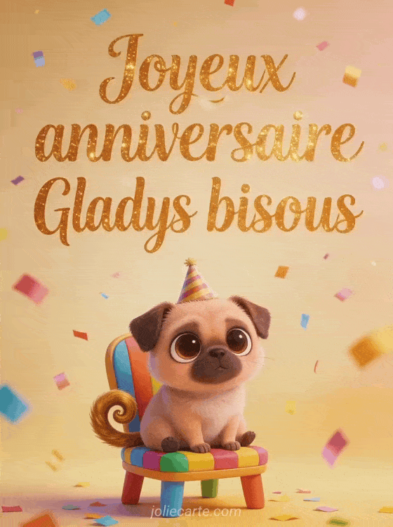 Joyeux anniversaire Gladys - Joyeux anniversaire gladys bisous