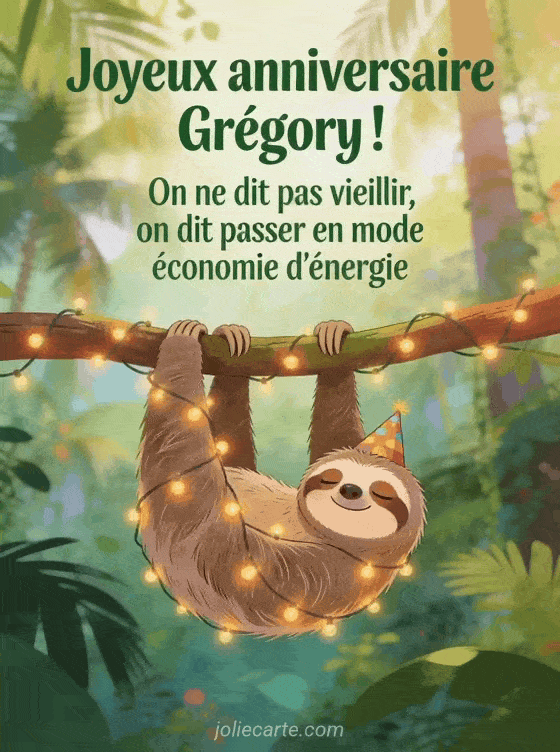 Joyeux anniversaire Grégory - Joyeux anniversaire gregory humour