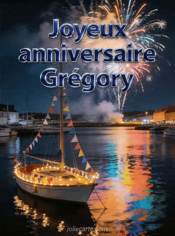 Joyeux anniversaire Grégory - Joyeux anniversaire gregory image