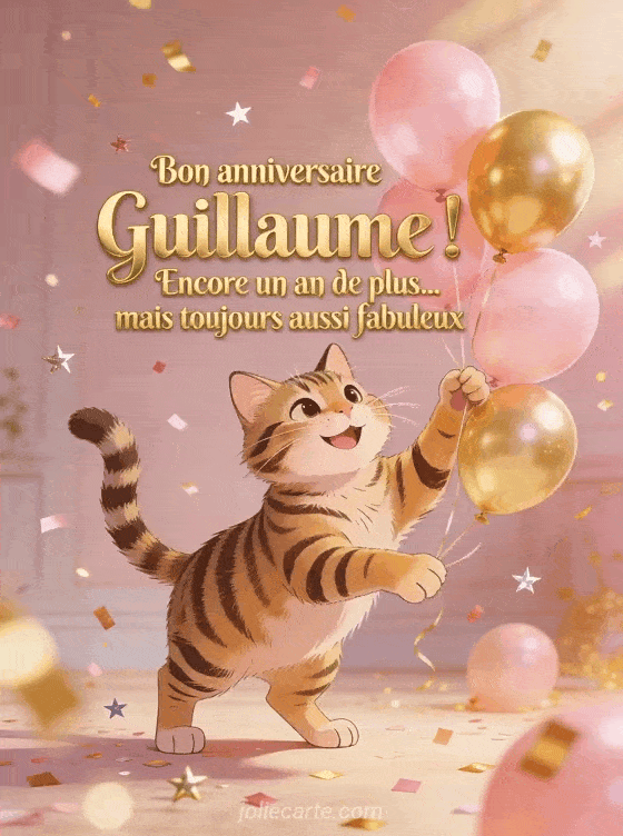 Joyeux anniversaire Guillaume - Bon anniversaire guillaume