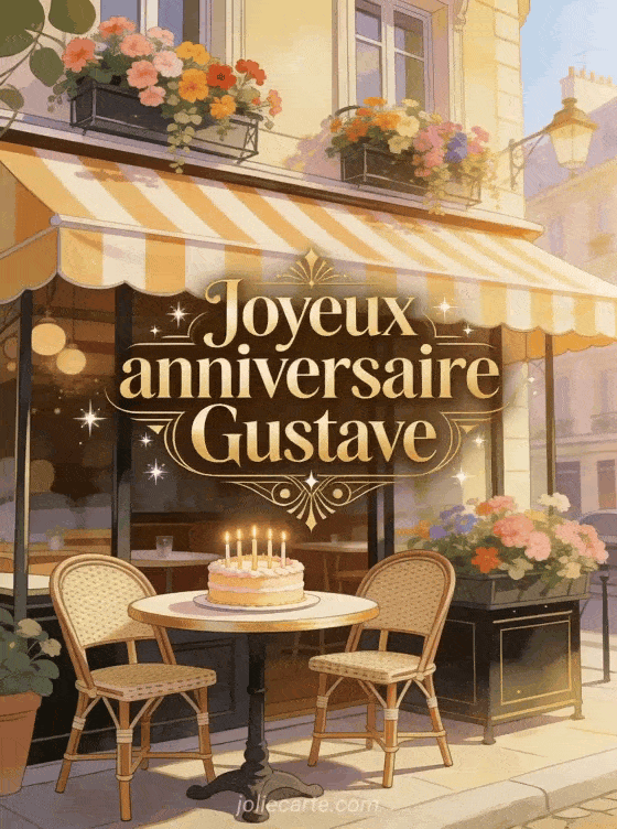 Joyeux anniversaire Gustave - Joyeux anniversaire gustave gif