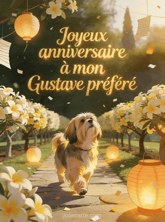 Joyeux anniversaire Gustave - Joyeux anniversaire gustave gros bisous