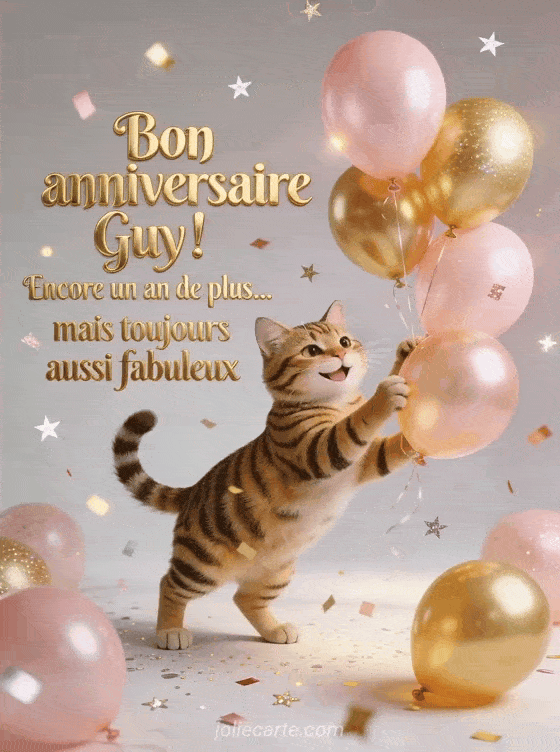 Joyeux anniversaire Guy - Bon anniversaire guy