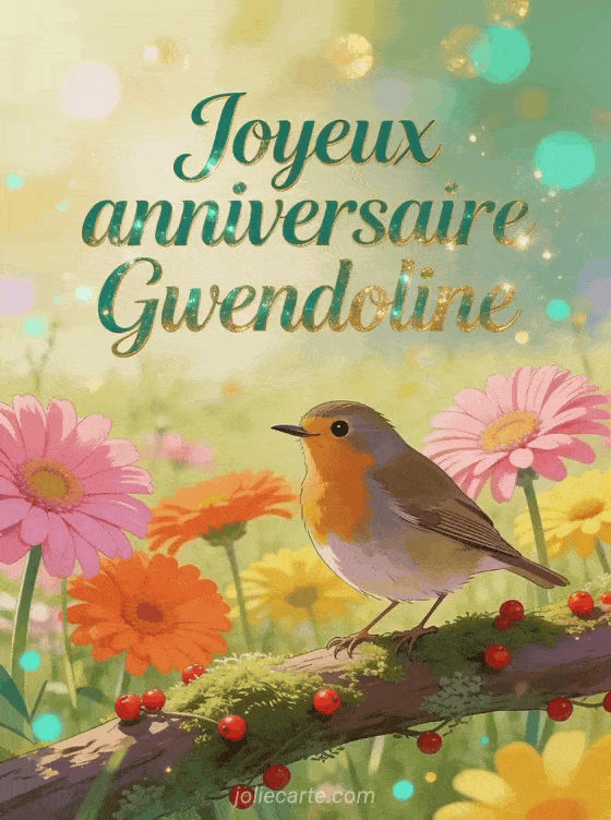 Joyeux anniversaire Gwendoline - Joyeux anniversaire gwendoline gif