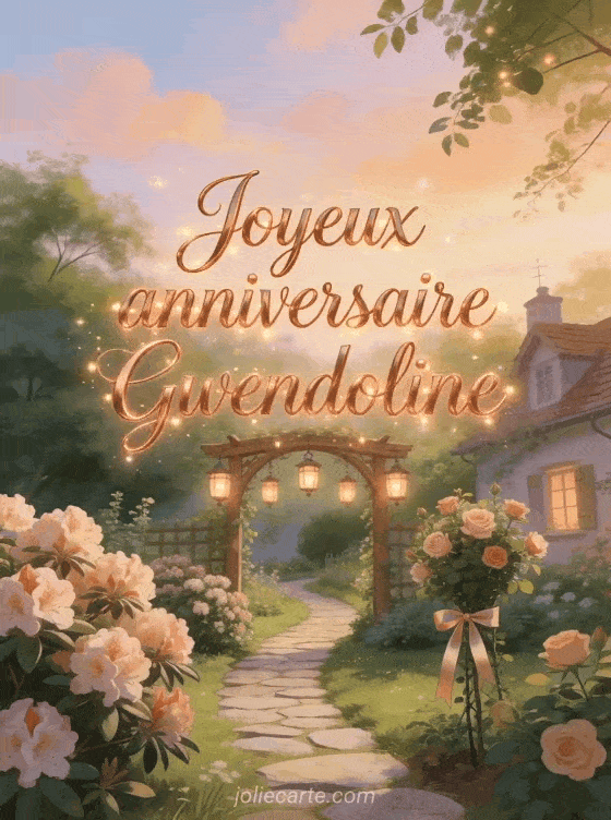 Joyeux anniversaire Gwendoline - Joyeux anniversaire gwendoline fleurs