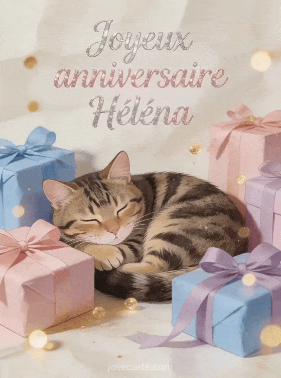 Joyeux anniversaire Héléna - Joyeux anniversaire helena gif anime