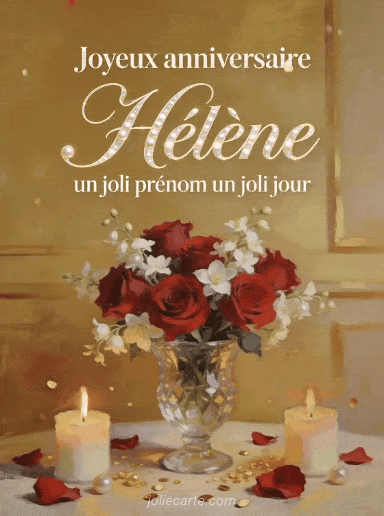 Joyeux anniversaire Hélène - Joyeux anniversaire helene fleurs