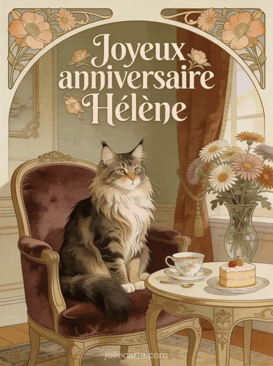 Joyeux anniversaire Hélène - Carte joyeux anniversaire helene