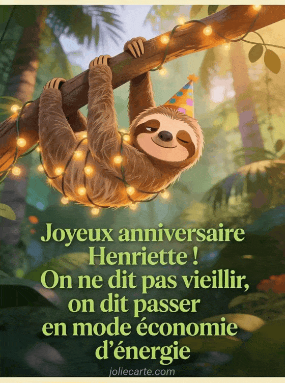 Joyeux anniversaire Henriette - Joyeux anniversaire henriette humour