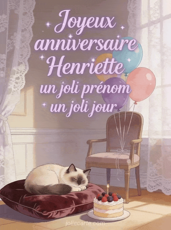 Joyeux anniversaire Henriette - Joyeux anniversaire henriette gif