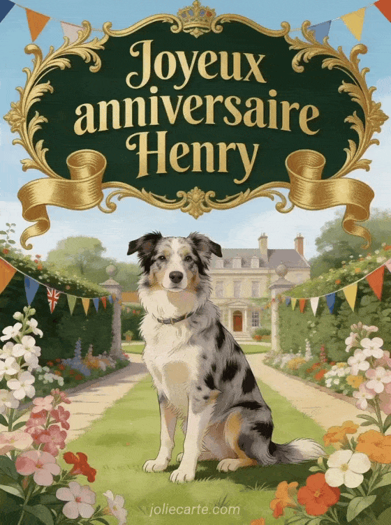 Joyeux anniversaire Henry - Carte joyeux anniversaire henry