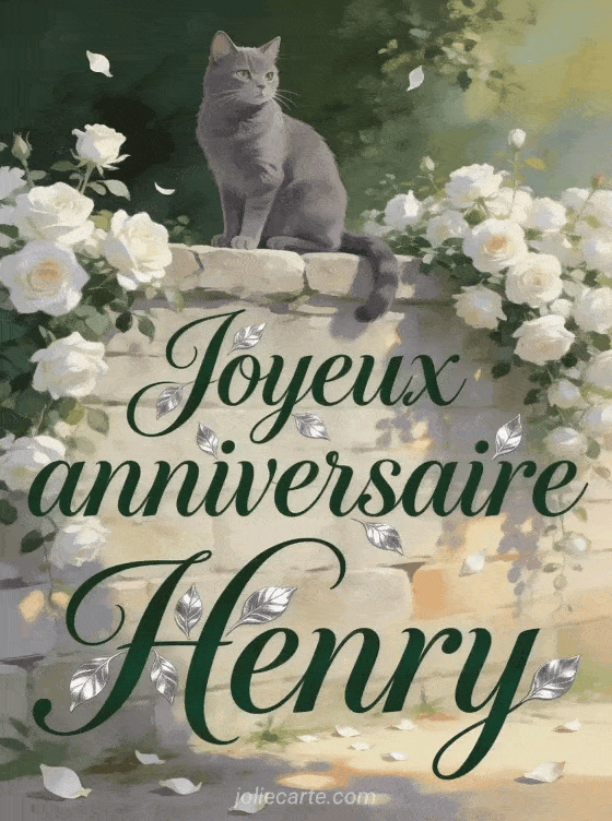 Joyeux anniversaire Henry - Joyeux anniversaire henry fleurs