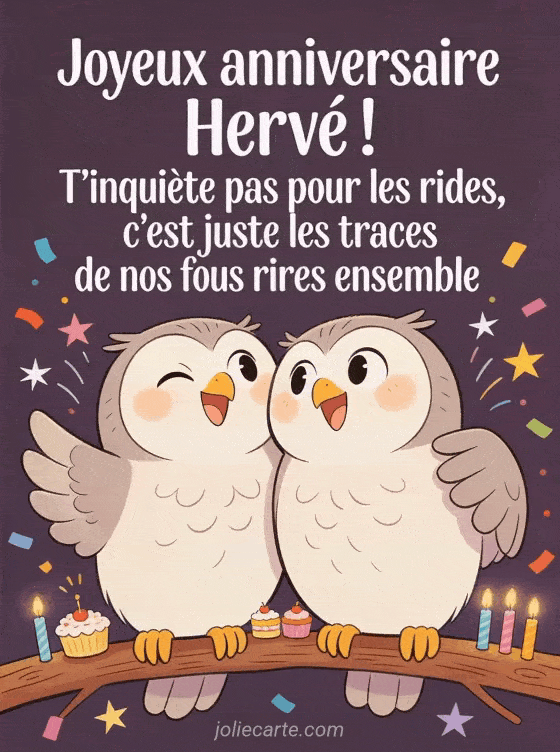 Joyeux anniversaire Hervé - Joyeux anniversaire herve rigolo