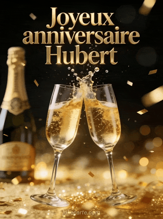 Joyeux anniversaire Hubert - Joyeux anniversaire hubert champagne